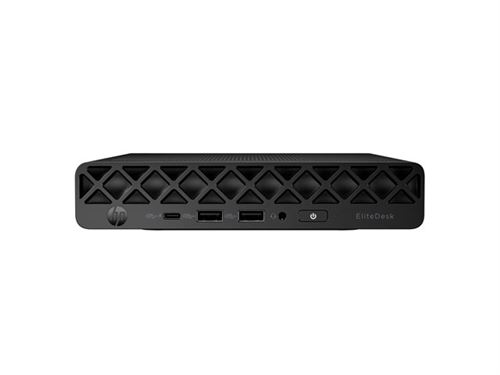 HP Elitedesk 8 G1I Ai - Mini Bureau Core Ultra 5 235T / Jusqu'À 5 Ghz - Ram 32Go - SSD 1To - Nvme - Intel Graphics - Gigabit Ethernet, Bluetooth 5.3, Ieee 802.11Ax (Wi-Fi 6) - Win 11 Pro - Moniteur : Aucun - Clavier : Français - Noir Jack - Smart Buy