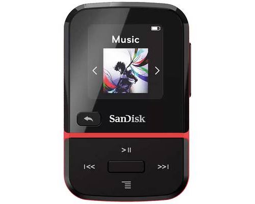 SanDisk Clip Sport Go - Lecteur numérique - 16 Go - rouge