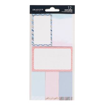 Sticky Notes - Lot De 12 Blocs Pastel - Draeger Paris