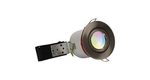 Non Communiqué Blanc Spot Led Encastrable Smart Birdy Arlux - 5W - Rgb/ - 380Lm - Ip20 - Acier