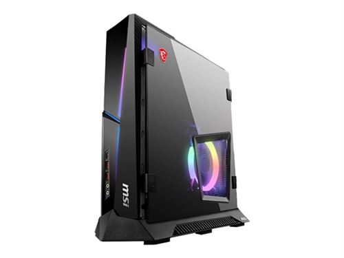 Msi Meg Trident X 11Te 1633Eu - PC Compact Core i9 11900K / Jusqu'À 5.3 Ghz - Ram 64Go - SSD 1 To - Nvme, Hdd 2To - Gf Rtx 3080 - 2.5 Gigabit Ethernet, Bluetooth 5.2 - Windows 10 Home - Moniteur : Aucun - Noir