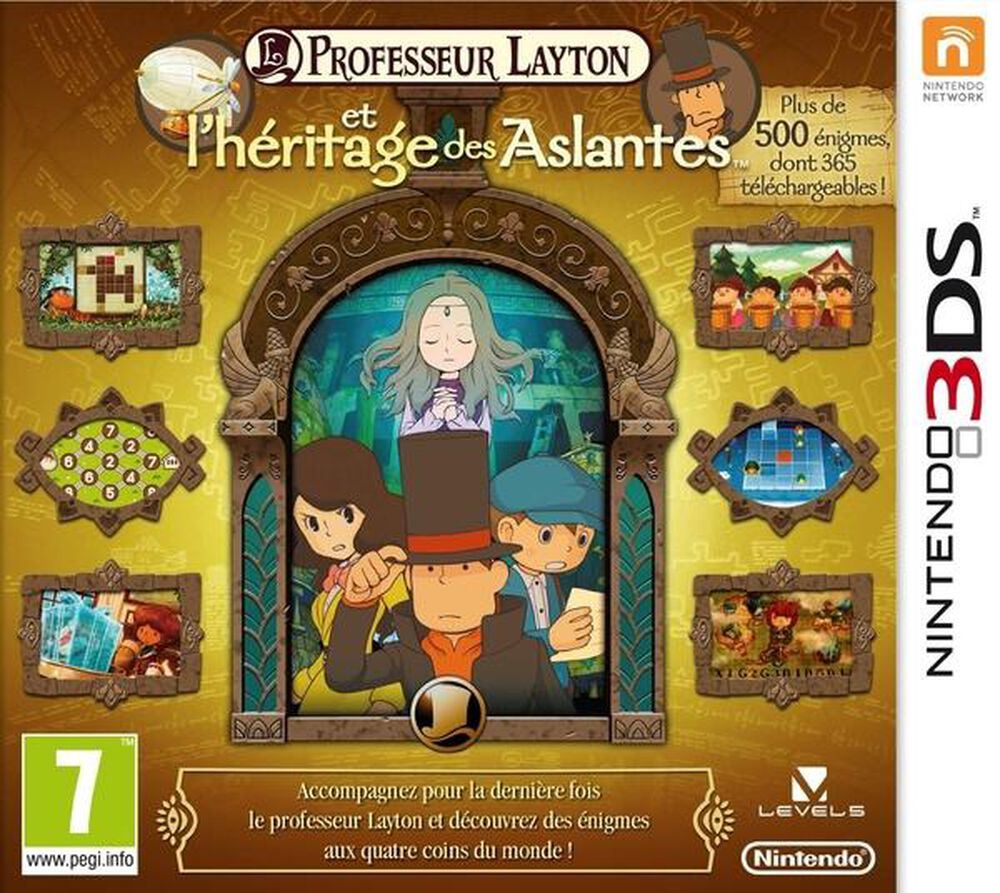 Professeur Layton et l'Héritage des Aslantes 3DS sur Nintendo 3DS