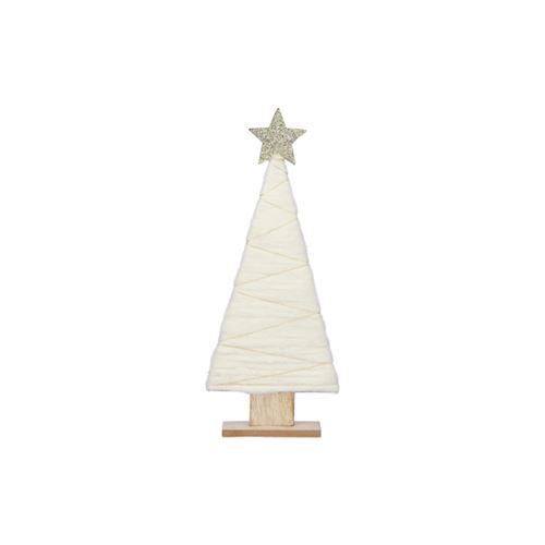Figurine arbre de Noël EDM - esprit de Noël - Bois - 40x17x5cm - 72176