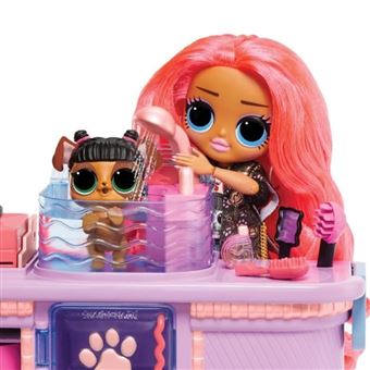OMG I AM - Rescue Vet Set™ Cabinet de vétérinaire - Poupée + 2 animaux et accessoires - Dès 4 ans.