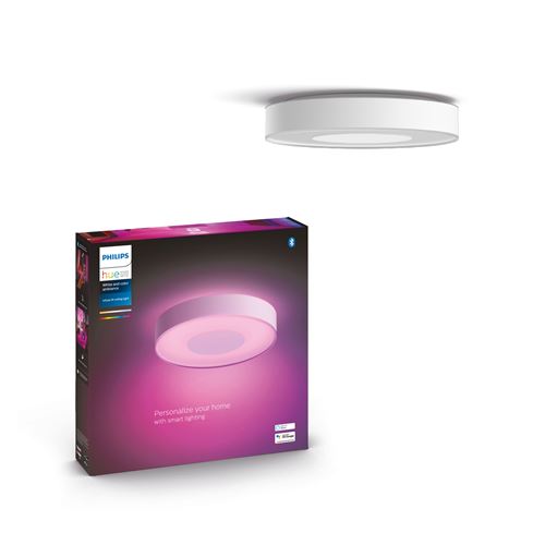 Philips Hue White and Color Ambiance Plafonnier Infuse Medium, Blanc