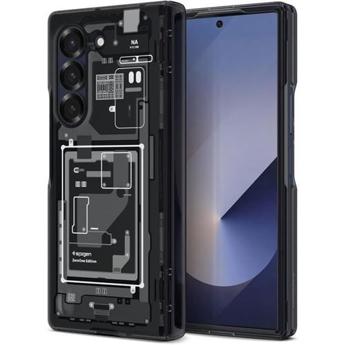 Spigen Ultra Hybrid Pro - Coque de protection pour téléphone portable - polycarbonate, polyuréthanne thermoplastique (TPU) - zéro un - pour Samsung Galaxy Z Fold6