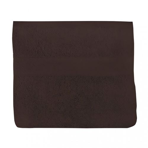 Serviette de toilette en coton 500 gr/m2 LAGUNE brun, par Soleil d'ocre