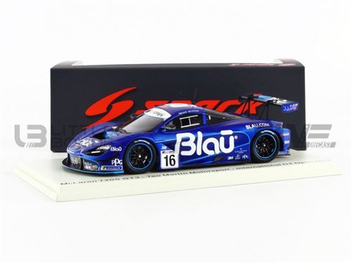 Voiture Miniature de Collection SPARK 1-43 - MCLAREN 720S GT3 - International GT Open 2019 - Blue / Black - S9201