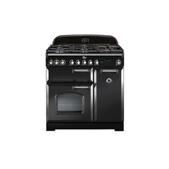 CHARBON Mat satine CHROME 90 CM GAZ CDL90DFCB/C-EU