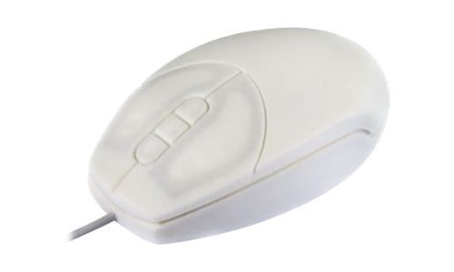 Non Communiqué Blanc Contour Active Key Medical Small - Souris - Optique - 5 Boutons - Filaire - Usb, Ps/2