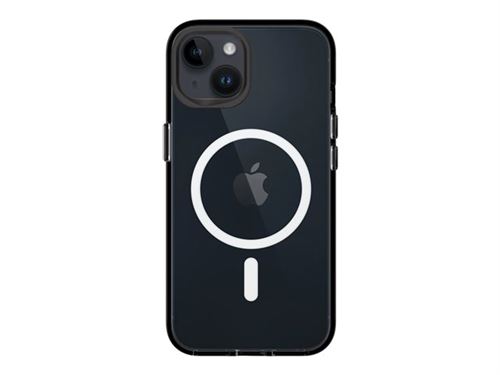 RhinoShield Clear - Coque de protection pour téléphone portable - anti-jaunissement - compatibilité avec MagSafe - polyester, TPE - clair - pour Apple iPhone 14