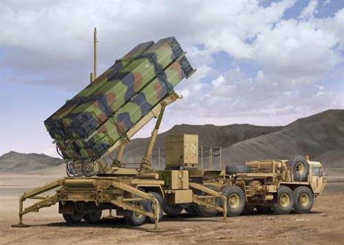 Maquette Trumpeter M983 et M901 HEMTT Lancement de la station-104F Pat