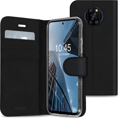Étui de téléphone Wallet Xiaomi Poco X3 (Pro) - Noir Accezz
