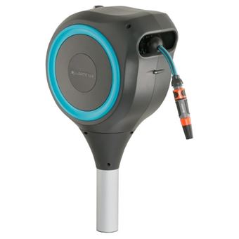 Dévidoir Automatique Sur Pic Gardena Rollup M Liseret Bleu - Longueur 20M - Ø11Mm - Kit Complet - 1