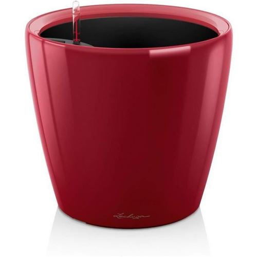 Pot rond Lechuza Premium LS rouge scarlet brillant &Oslash;50 x h.47 cm