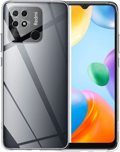 Coque de protection pour Xiaomi Redmi 10C 4G Souple Transparente Bumper en Gel TPU Invisible XEPTIO