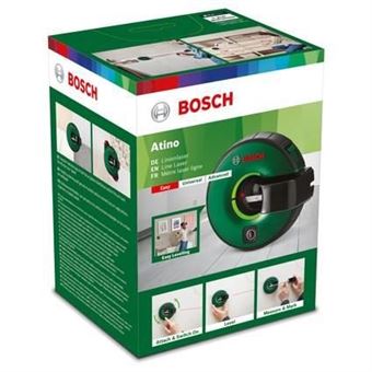 Metre laser lignes Bosch - Atino Basic (metre ruban de 1,5 m, 1 gel pad, 1  pile 1,5 V LR6 (AA)) - Outils de mesure électroportatif - Achat & prix