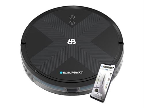 Blaupunkt Bluebot XVAC BPK-VCBB1XVB - Aspirateur - robot - sans sac - noir cosmique