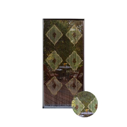 Rideau portière Acropole CONFORTEX pour porte - 90 x 200 cm - marron beige