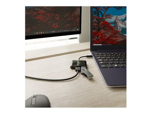 C2G USB C Mini Docking Station - USB C to HDMI, USB 3.0 & USB C - Station d'accueil - USB-C / Thunderbolt 3 - HDMI