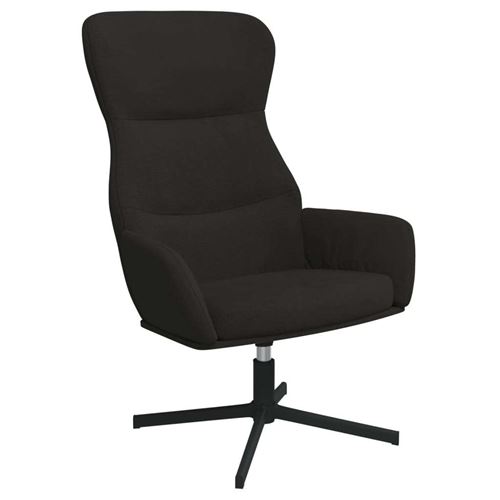Vidaxl Noir Fauteuil Relax Velours - Image 2