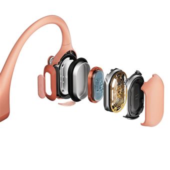 Casque sport sans fil Shokz OpenRun Pro Bluetooth avec réduction du bruit Rose