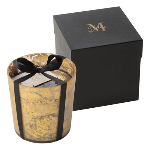 GENERIQUE - Bougie Parfumée M-Chic - Oud et Ambre - 15 cm - Image 3