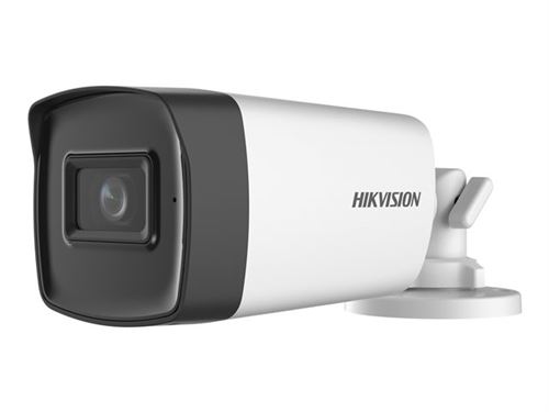 Hikvision Turbo HD Value Series DS-2CE17H0T-IT3FS - Caméra de surveillance - puce - anti-poussière / étanche - couleur (Jour et nuit) - 5 MP - 1080p - montage M12 - Focale fixe - audio - composite, AHD, CVI, TVI - DC 12 V