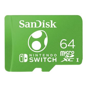 SanDisk Nintendo Switch - Carte mémoire flash - 64 Go - microSDXC UHS-I
