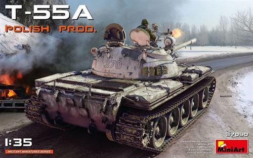 T-55a Polish Production - 1:35e - Miniart