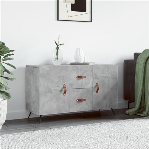 Vidaxl Gris Buffet Béton 100X36x60 Cm - Image 3