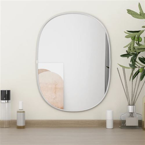 vidaXL Miroir mural Argenté 40x30 cm