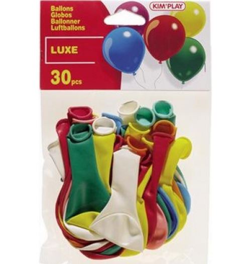 Jeu 30 Ballons De Luxe Coloré Pour Fete Et Anniversaire Kim Play
