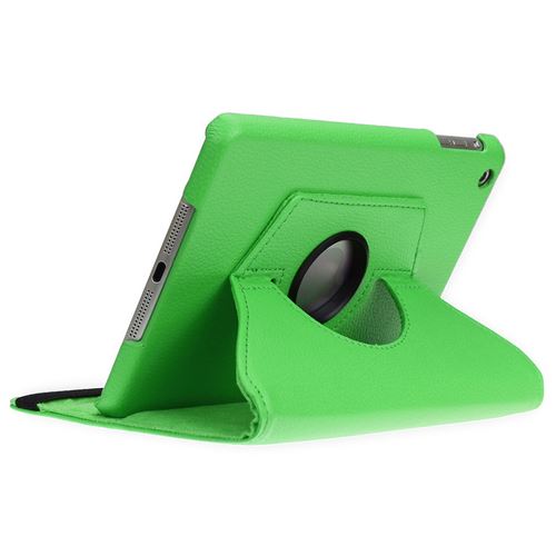 doupi Rotatif Housse pour iPad mini 1 2 3, Deluxe 360 Degrés Smart Coque de Protection Simili Cuir Coque Cover et Case, vert