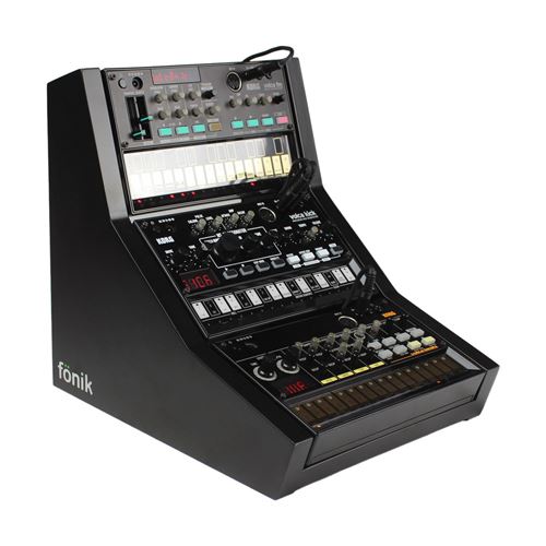 Fonik Audio Innovations support pour 3x Korg Volca, noir