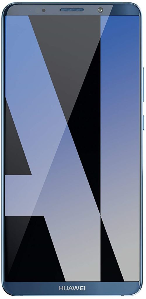 Huawei Mate 10 Pro - 4G smartphone - double SIM - RAM 6 Go / Mémoire interne 128 Go - écran OEL - 6 - 2160 x 1080 pixels - 2x caméras arrière 20 MP, 12 MP - front camera 8 MP - bleu nuit