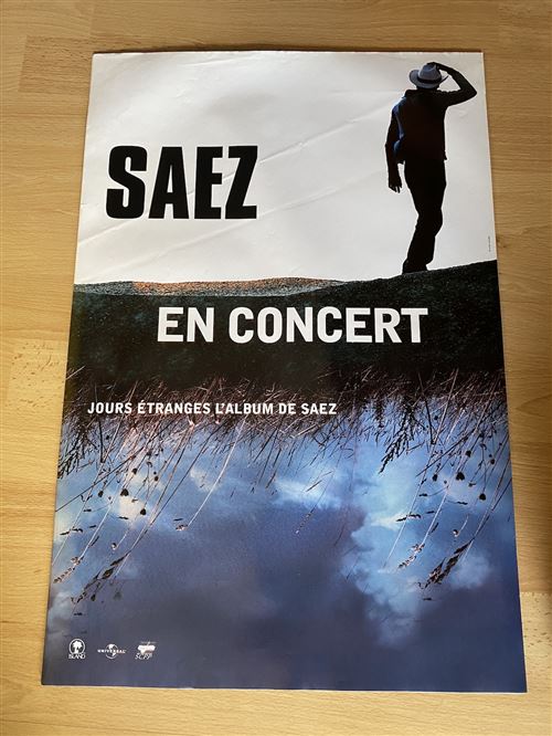 Saez - En Concert - 40x60cm - Affiche