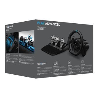 Pack Gaming Volant et Pédales Logitech G923 Trueforce pour PS4 / PS5 / PC + GANTS de course