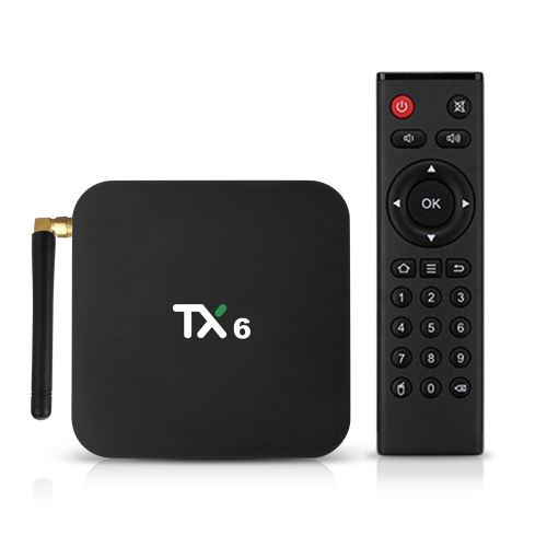 Android 9.0 TV Box Allwinner H6 Décodeur 4K intelligent 4 Go de RAM 64 Go de ROM 2.4G / 5G WiFi 100Mbps