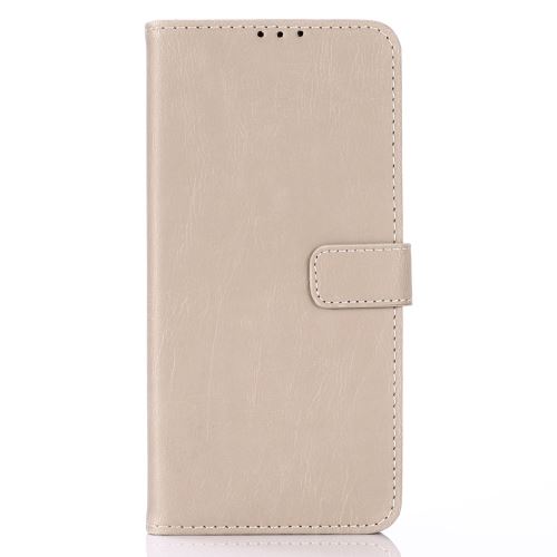 Etui en PU Cheval fou gris avec support pour votre Asus Zenfone Max Plus (M2) ZB634KL