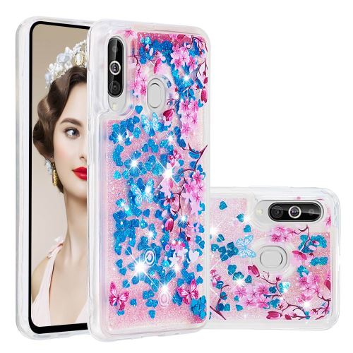 Coque en TPU paillettes flottantes fleur pour votre Samsung Galaxy M40/A60