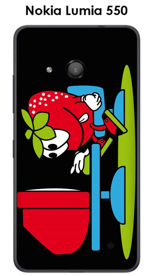 Coque Nokia Lumia 550 design fraise