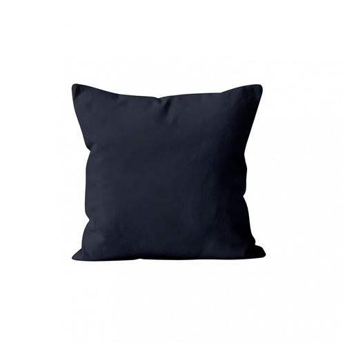 Housse de coussin 40x40 cm ALIX bleu jean par Soleil d'ocre