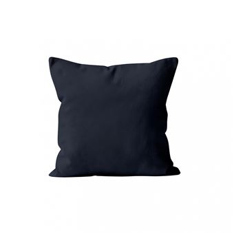 Housse de coussin 40x40 cm ALIX bleu jean par Soleil d'ocre - 1