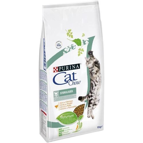 Comparer les prix de PURINA CAT CHOW Sterilised au Poulet - Croquettes pour chat-
