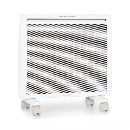 Klarstein Hot Spot Slimcurve Double Wave Radiateur 1000 W&nbsp;- Blanc