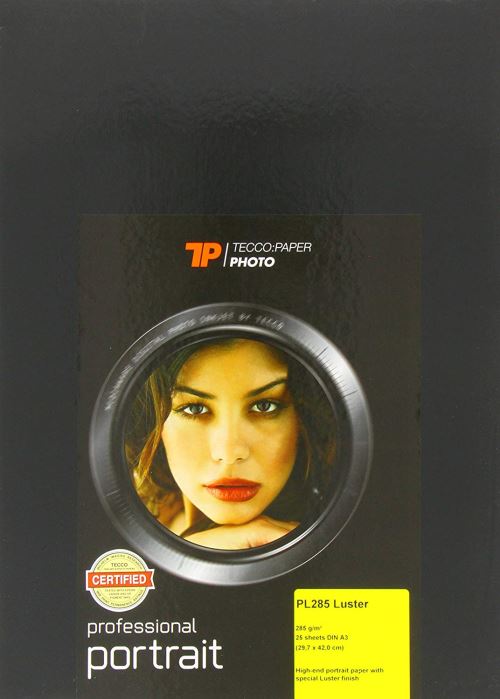 Papier Tecco Pl285 Luster Photo Photo A3 285 G/m² Papier Jet D'encre (pack De 25)