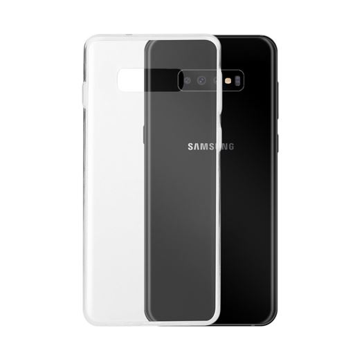 Bigben Connected soft case - Achterzijde behuizing voor mobiele telefoon - silicone - transparant - voor Samsung Galaxy S10+