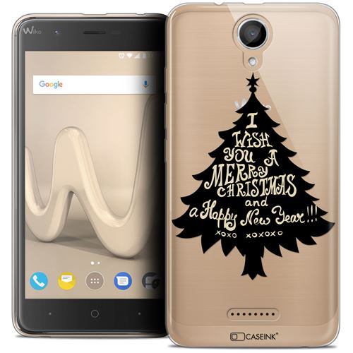 Coque Crystal Gel Wiko Harry (5 ) Extra Fine Noël 2017 - XOXO Tree