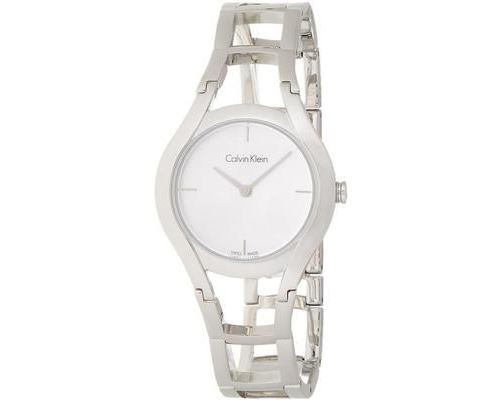 Calvin klein femme bracelet & boitier acier inoxydable quartz montre k6r23126